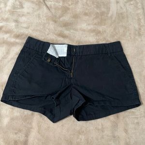Black J Crew Chino Shorts